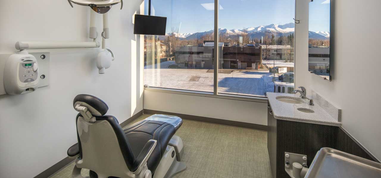 Anchorage Dentist Mint Dental exam room