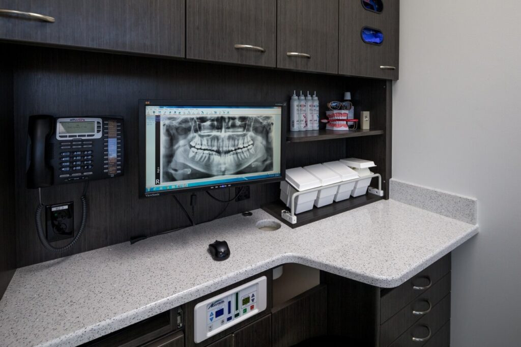 Clean and professional anchorage dental rooms