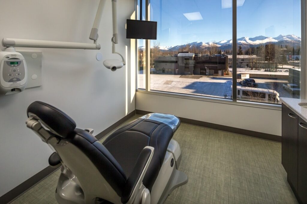 Enjoy a room with a view at Mint Dental