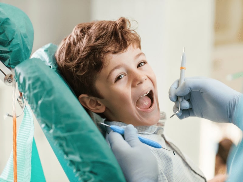 Our dentists are experts with Kids dentistry